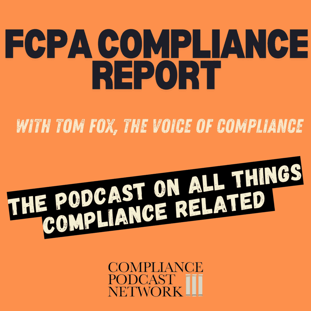 FCPA Compliance Report poster